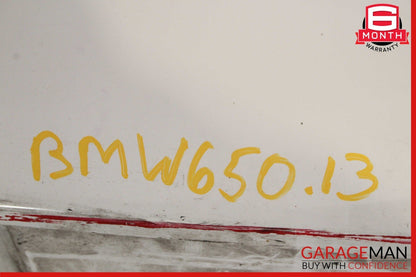 13-19 BMW 650i F06 Right Passenger Side Rocker Skirt Molding Trim Panel White