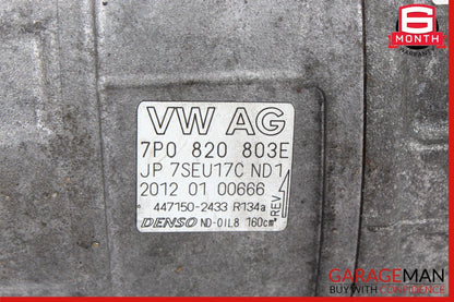 11-17 Porsche Cayenne 958 AC A/C Air Conditioning Compressor Pump OEM