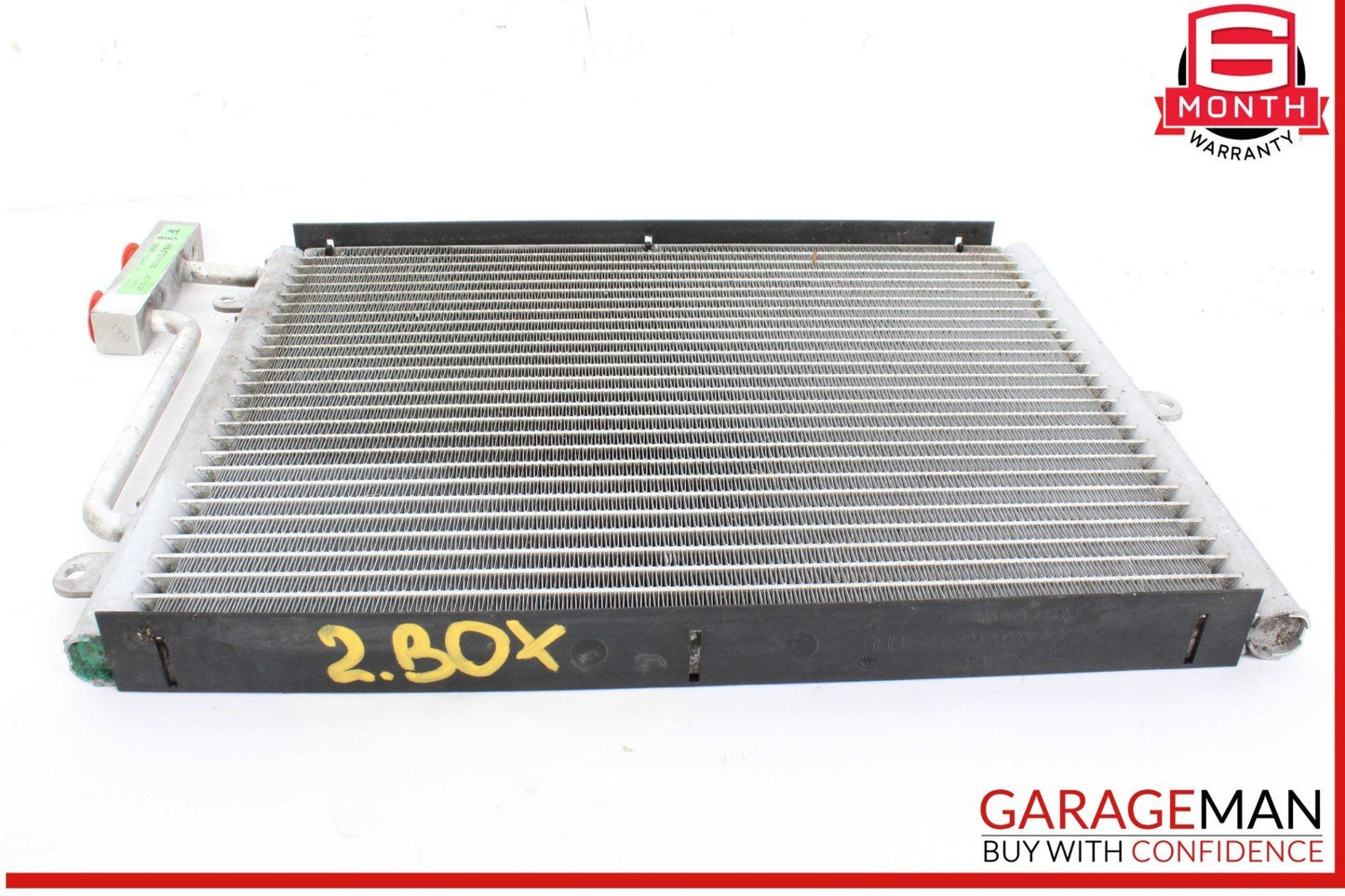 97-04 Porsche Boxster S 986 Left Side Engine Motor Radiator AC A/C Air Condenser