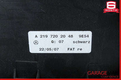 06-11 Mercedes W219 CLS550 Front Right Passenger Interior Door Panel Black OEM