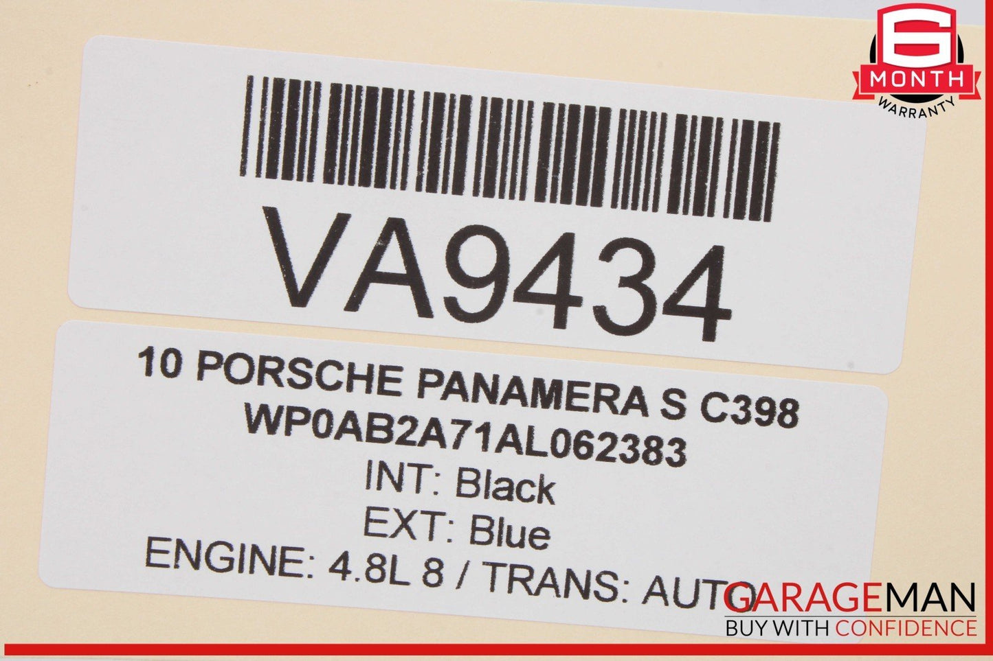 10-18 Porsche Panamera 970 E-Hybrid Ignition Switch Module w/ Key 7PP905865F OEM