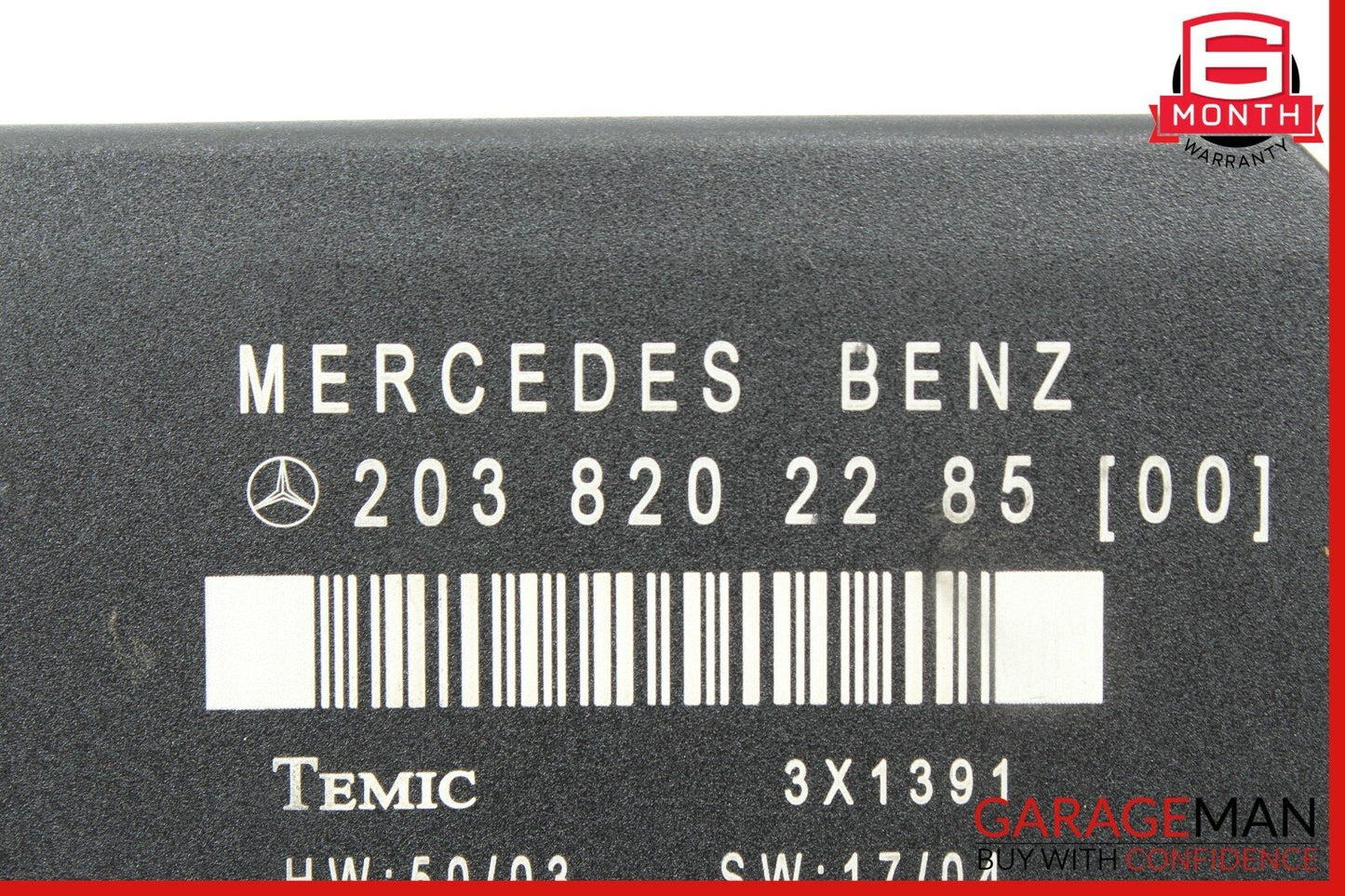 01-07 Mercedes W203 C230 C240 C320 Rear Right Door Control Module 2038202285 OEM
