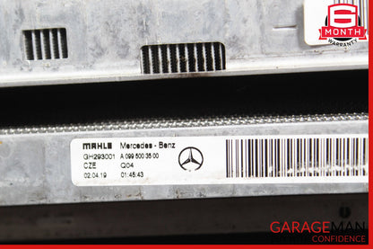 16-20 Mercedes X253 GLC300 Engine Cooling Radiator Air A/C Condenser OEM