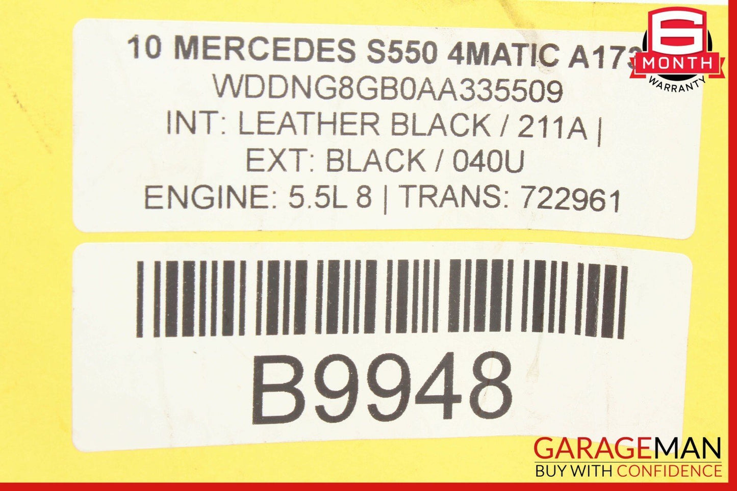 10-13 Mercedes W221 S550 S63 AMG Rear Left / Right Side Door Loud Speaker OEM