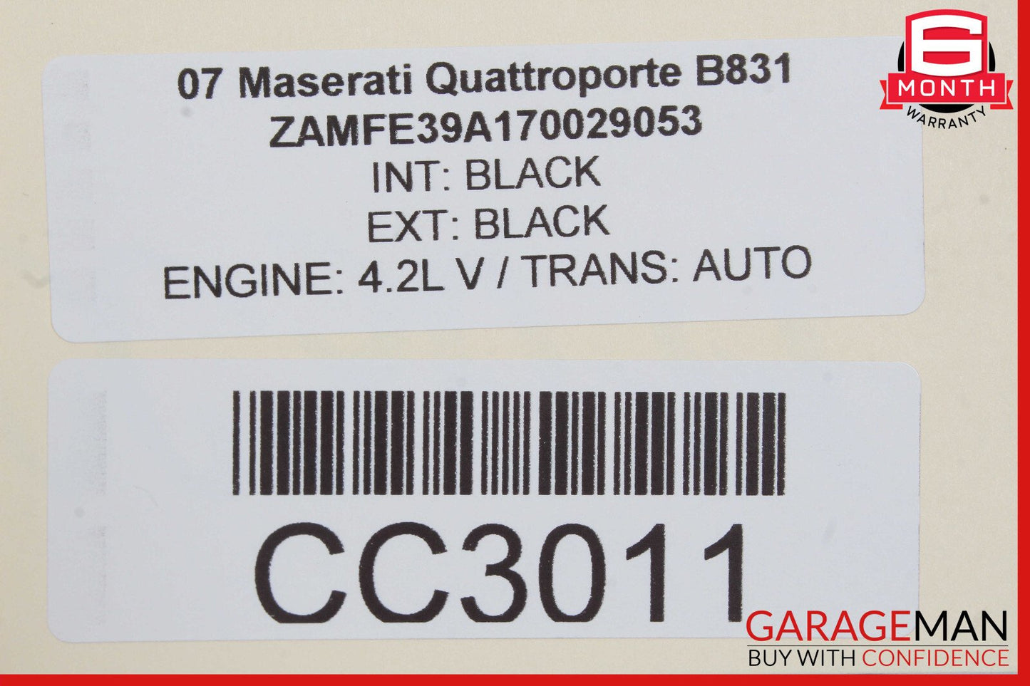 03-08 Maserati Quattroporte M139 Rear Right Recline Seat Cushion Top Upper OEM