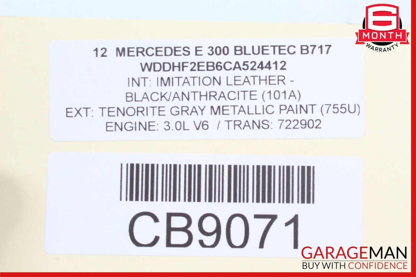 08-17 Mercedes W212 E350 C250 C350 Rear Left or Right Axle CV Half Shaft OEM