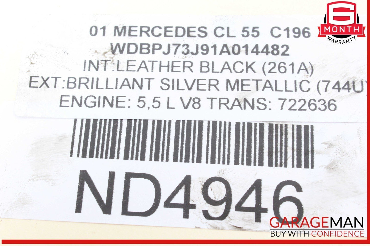 00-06 Mercedes W215 CL55 AMG ABC Hydraulic Suspension Distributor Hose Line OEM