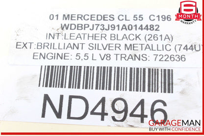 00-06 Mercedes W215 CL55 AMG ABC Hydraulic Suspension Distributor Hose Line OEM