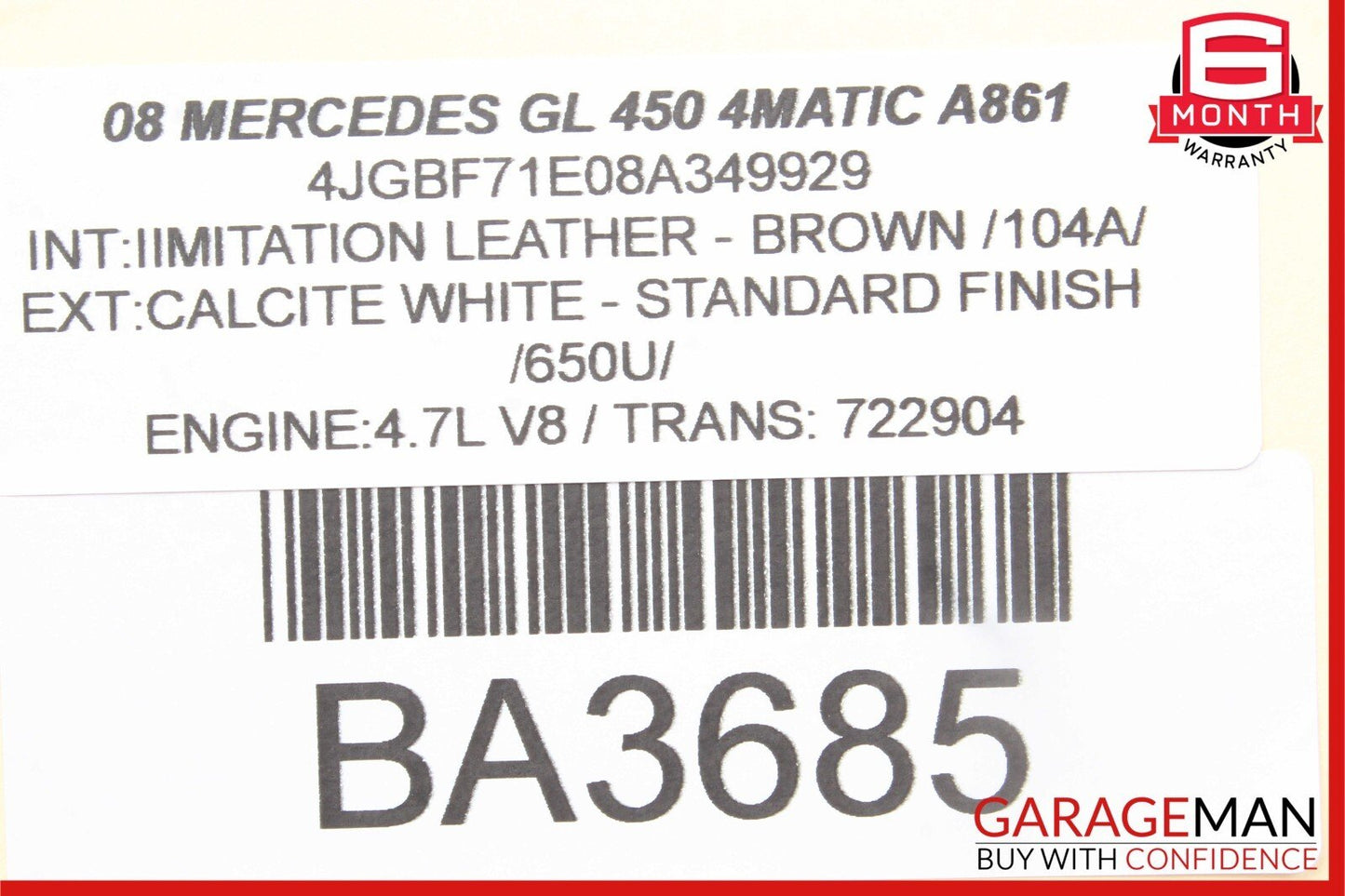 07-12 Mercedes X164 GL450 GL550 A/C AC Heater Climate Control Switch Trim Panel