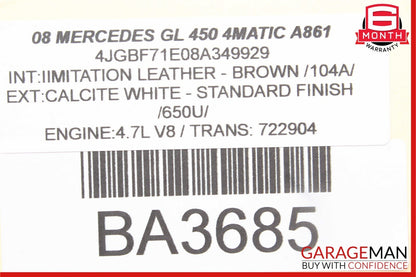 07-12 Mercedes X164 GL450 GL550 A/C AC Heater Climate Control Switch Trim Panel