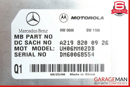 06-12 Mercedes GL450 E350 SL550 Communication Control Controller Module Unit