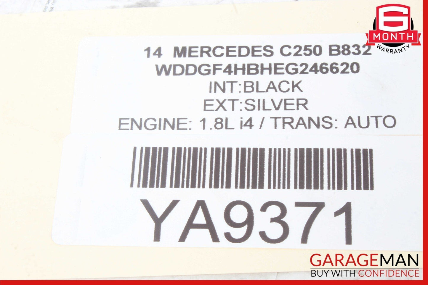 08-17 Mercedes W204 C250 Front Right RWD Spindle Knuckle Hub Bearing OEM