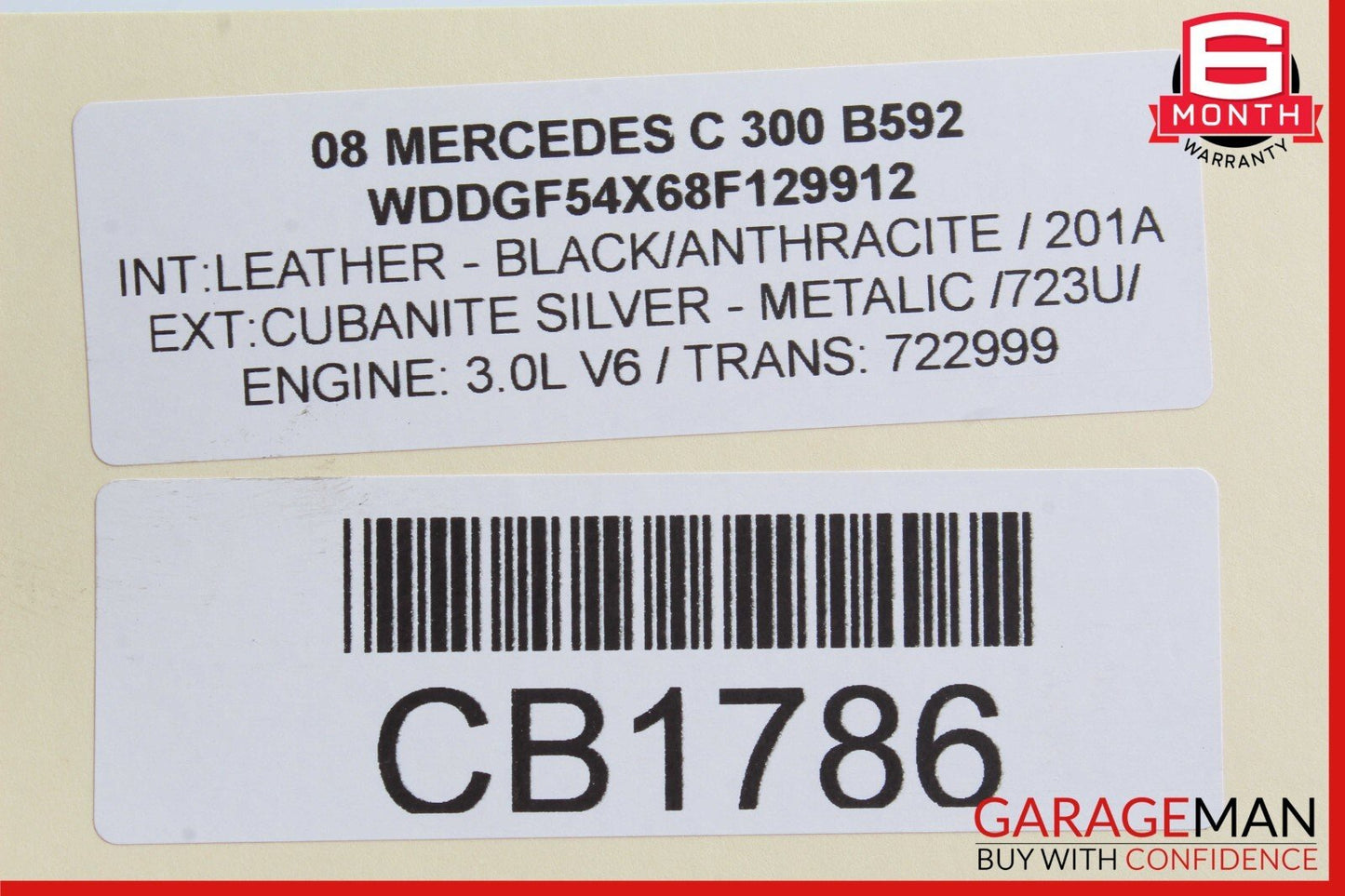 08-17 Mercedes W204 C300 CLS500 CLS550 Rear Right or Left Side Lower Control Arm