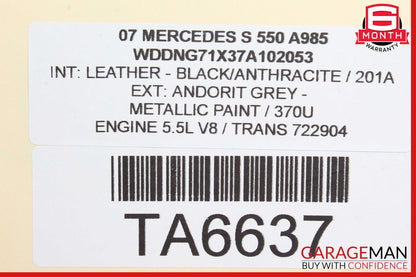 07-09 Mercedes W221 S550 CL550 Instrument Cluster Speedometer OEM
