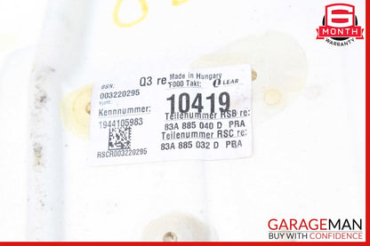 19-23 Audi Q3 Rear Right Side Lower Bottom Seat Cushion OEM