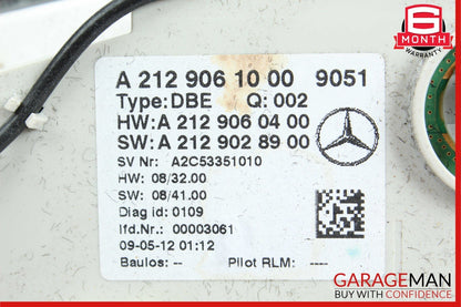 10-16 Mercedes W212 E350 E550 Overhead Dome Light Lamp Black 2129061000 OEM