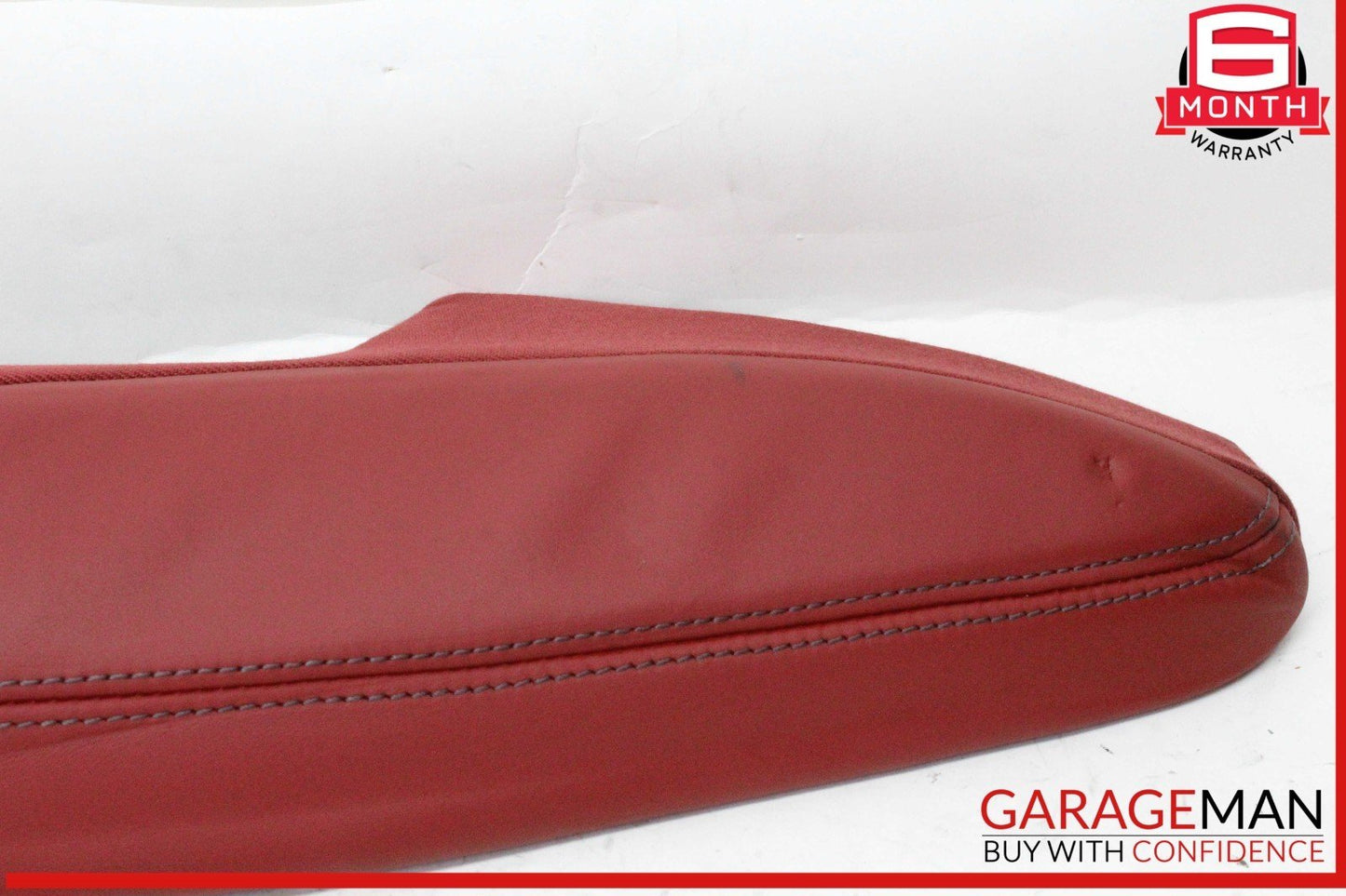 18-24 Audi S5 A5 Rear Left and Rear Right Side Seat Bolster Trim Panel Red OEM