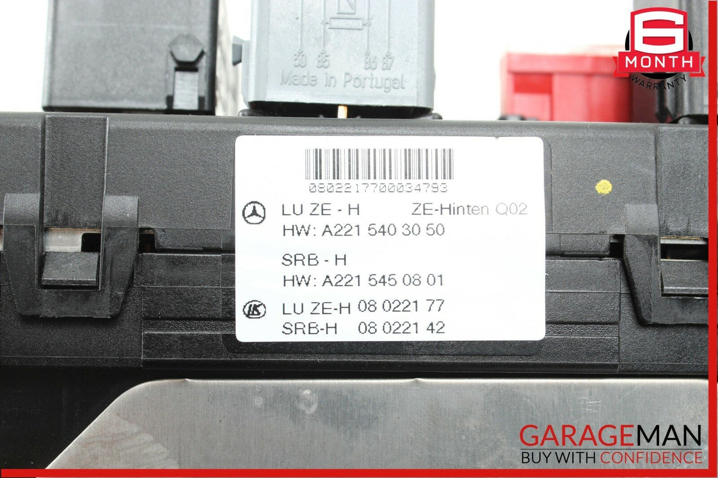07-13 Mercedes W221 S550 CL550 Rear Trunk SAM Fuse Box Relay Block Assembly OEM
