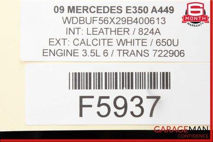06-12 Mercedes W211 E350 CL63 AMG TPMS Tire Pressure Control 1645403762 OEM