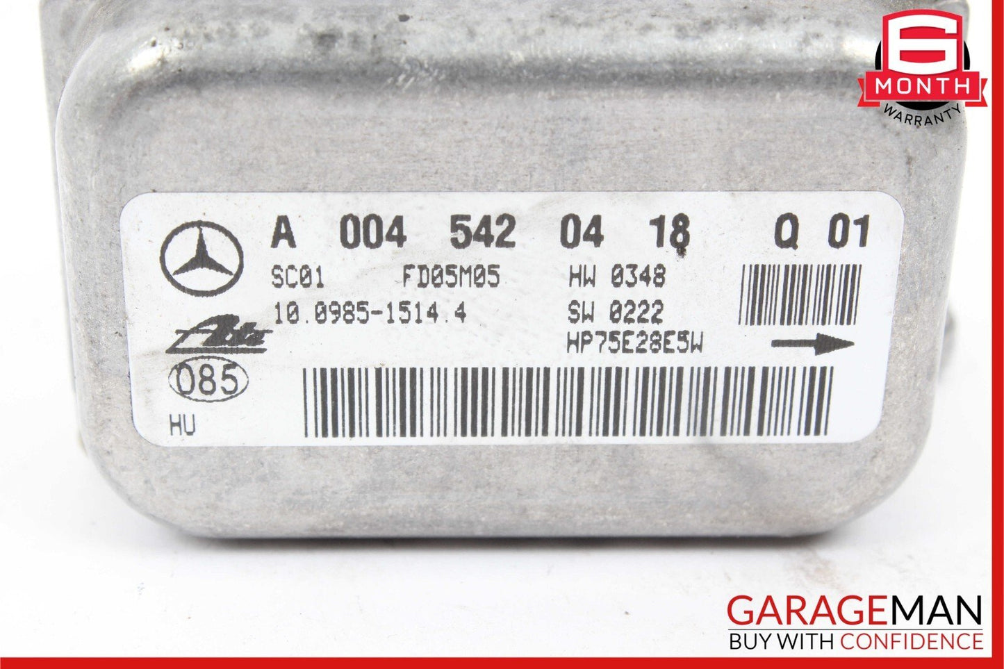 Mercedes R171 SLK350 CLK500 C230 Yaw Rate Turn Sensor Module 0045420418 OEM