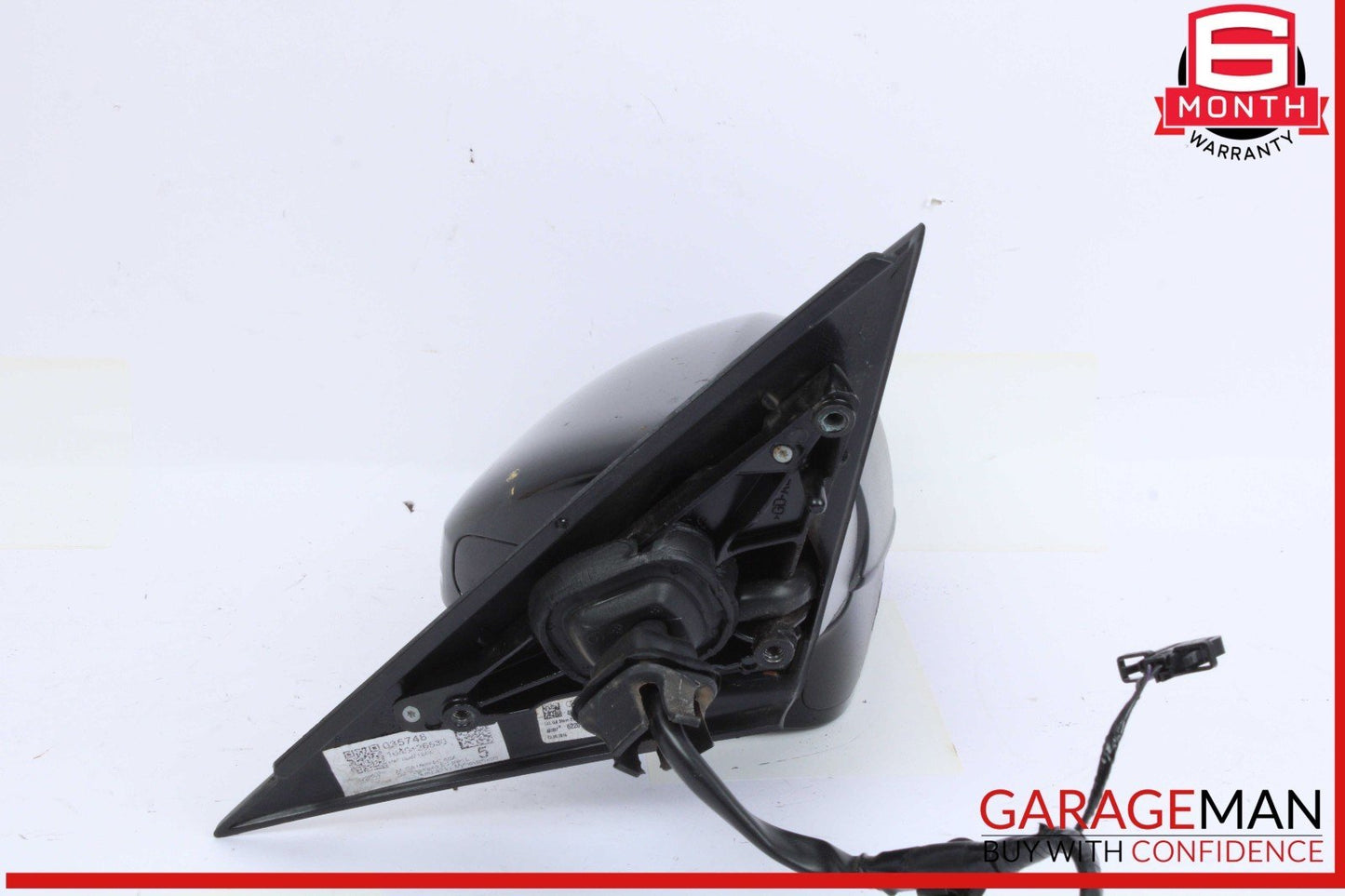 12-18 Audi A6 Front Left Driver Side Door Rear View Mirror Black 4G1857409BE OEM
