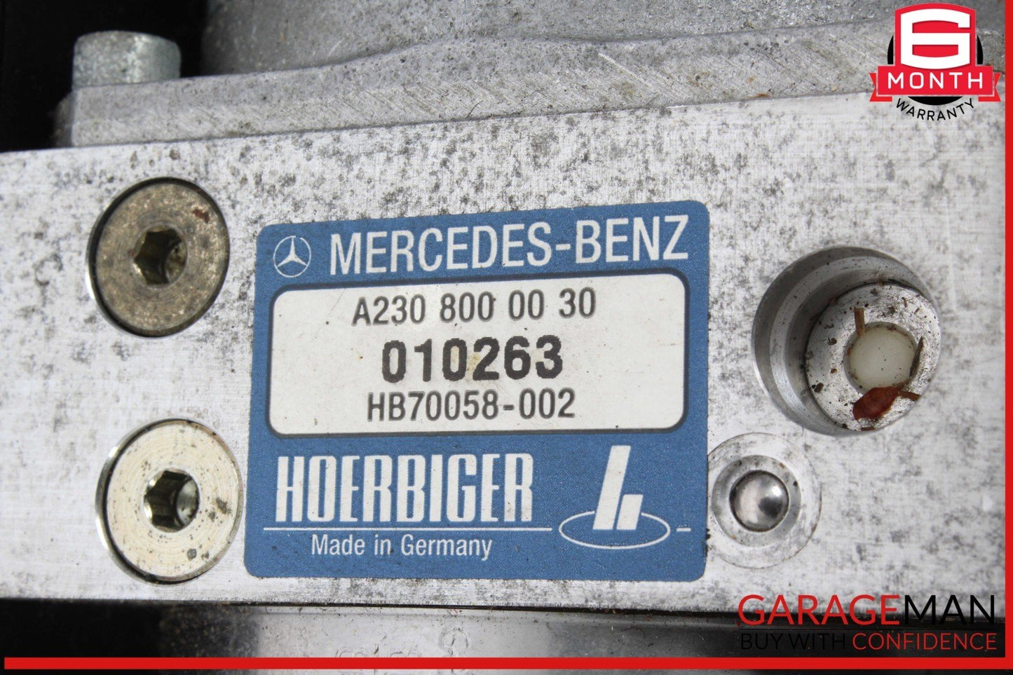 03-08 Mercedes R230 SL500 SL550 Convertible Top Hydraulic Pump Motor OEM