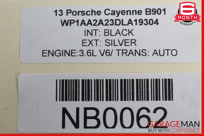 11-14 Porsche Cayenne 958 3.6L Ignition Coil Coils Set of 6 OEM