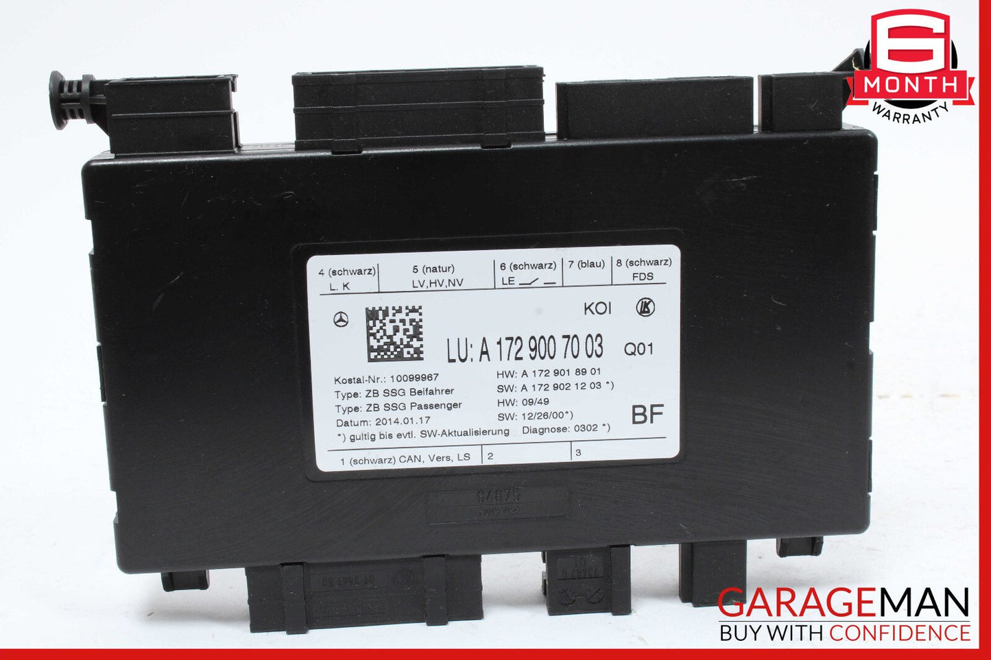 08-20 Mercedes W212 E350 SLK250 C350 Seat Control Module Front Right Side OEM