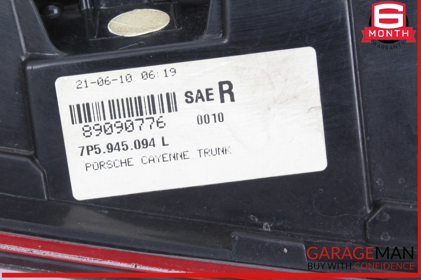 11-14 Porsche Cayenne 958 Rear Right Side Inner Tail Light Lamp OEM