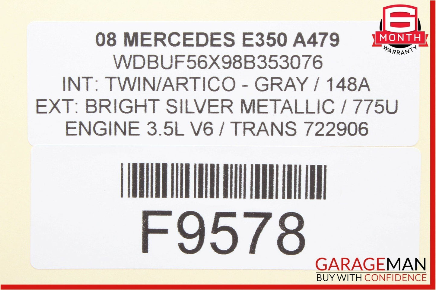 03-09 Mercedes W211 E350 E550 Front Left Driver Side Door Controller Module Unit