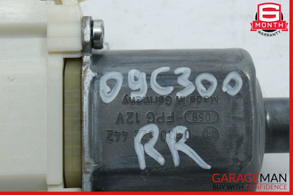08-14 Mercedes W204 C300 Rear Right Side Door Window Regulator Motor Unit OEM