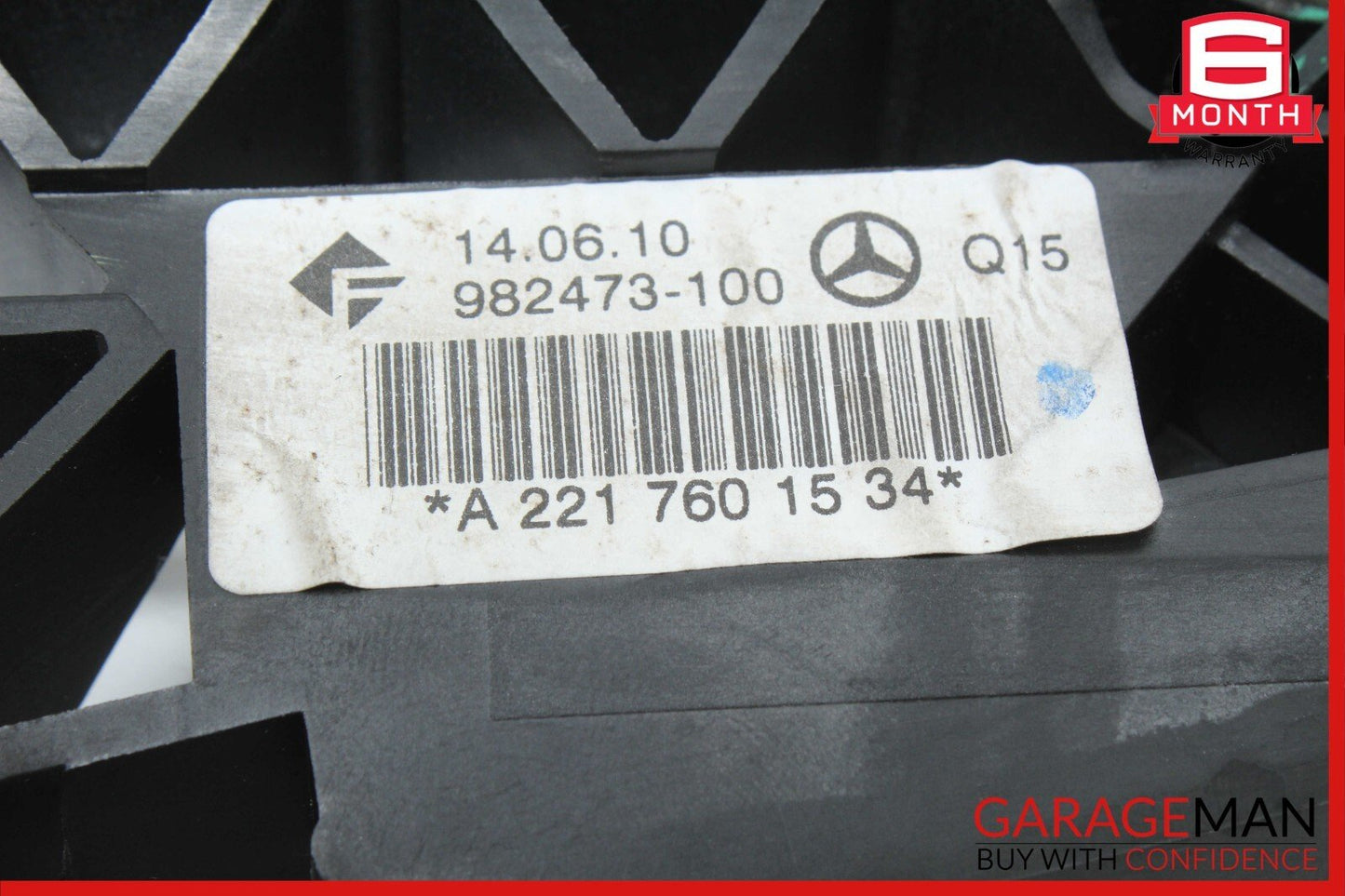 07-13 Mercedes W221 S550 Rear Left Side Exterior Door Handle Assembly Black