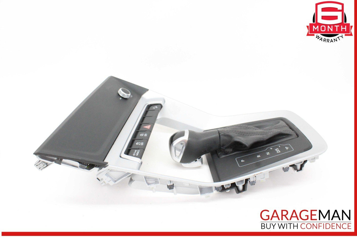 19-24 Audi Q3 Front Center Console Gear Shifter Knob Boot w/ Trim & Switches OEM