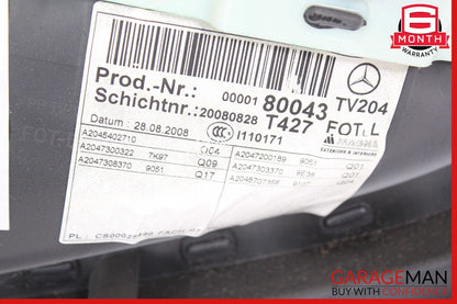 08-11 Mercedes W204 C300 C63 AMG Rear Left Driver Side Interior Door Panel OEM