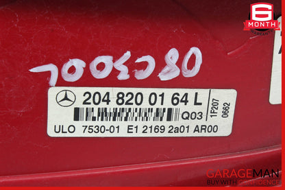 08-11 Mercedes W204 C300 C350 Tail Light Lamp Left Driver Side OEM