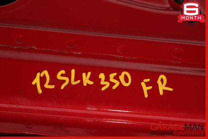 12-20 Mercedes R172 SLK250 SLK350 Front Right Side Exterior Door Shell Red OEM