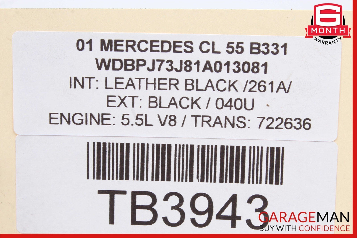 00-06 Mercedes W215 CL55 AMG S500 ABS Anti Lock Brake Pump ESP Module OEM