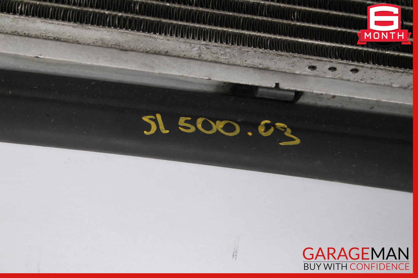 03-06 Mercedes R230 SL500 Cooling Radiator A/C Condensor Oil Cooler OEM