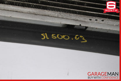 03-06 Mercedes R230 SL500 Cooling Radiator A/C Condensor Oil Cooler OEM