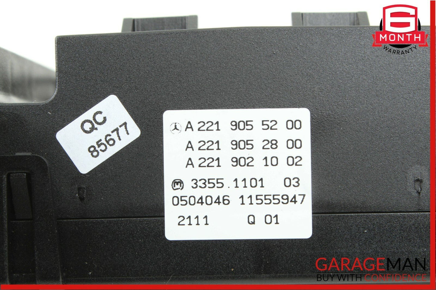 10-13 Mercedes W221 S550 CL550 A/C AC Heater Climate Control Switch Module