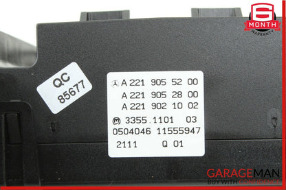 10-13 Mercedes W221 S550 CL550 A/C AC Heater Climate Control Switch Module