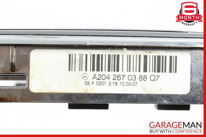08-14 Mercedes C300 GLK350 E350 Center Console Shift Shifter Bezel Trim Silver