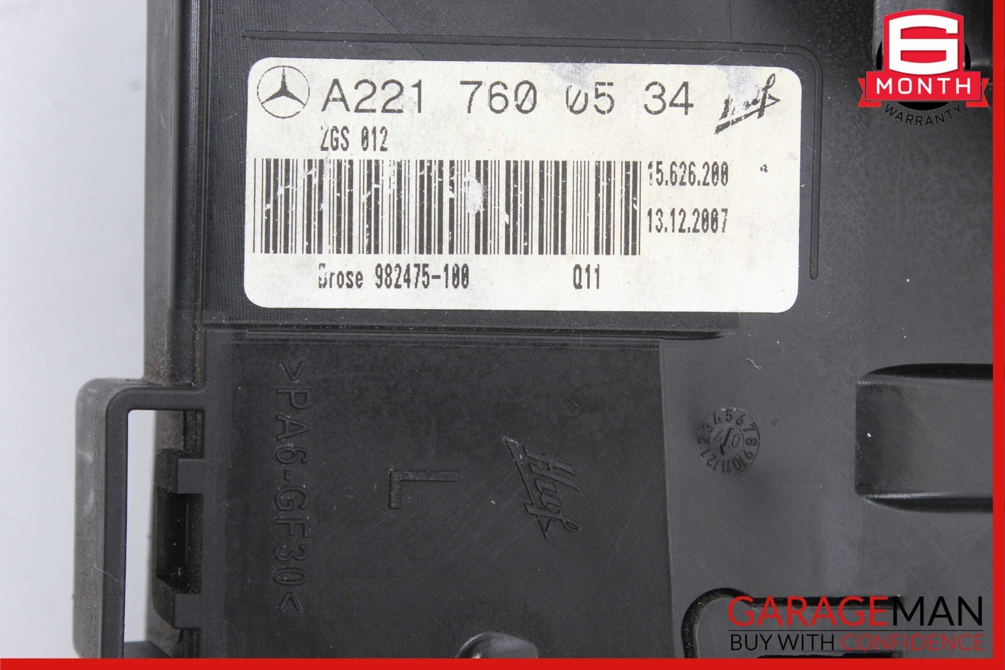 07-13 Mercedes W221 S550 Front Left Exterior Door Handle Keyless Go Andorit Grey