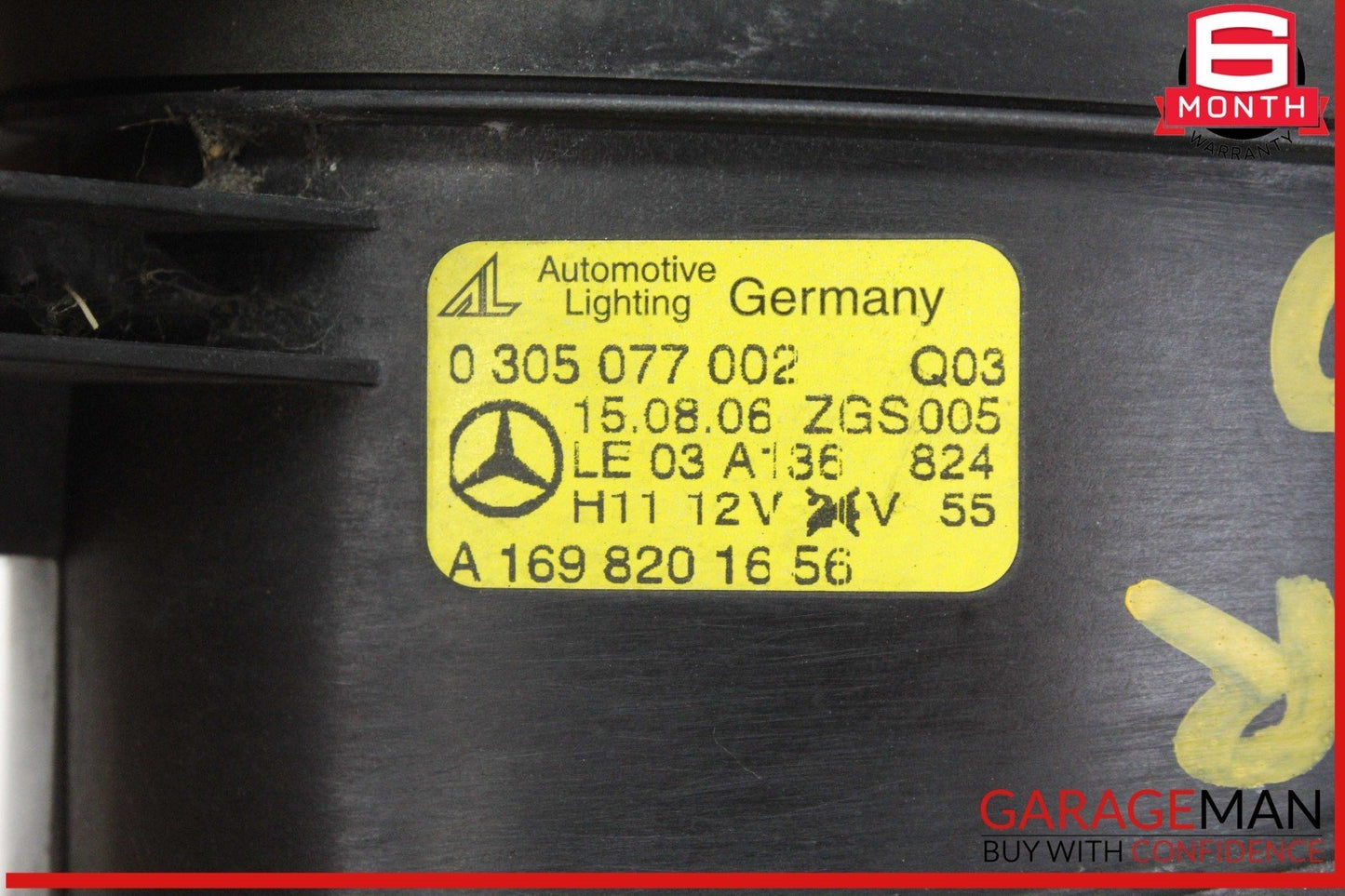 06-09 Mercedes W211 E550 Right Passenger Side Fog Light Lamp 1698201656 OEM