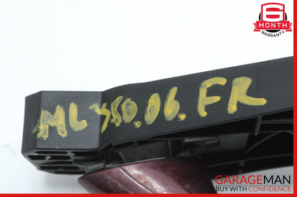 06-12 Mercedes W164 ML350 GL450 Front Right Exterior Door Handle Carneol Red OEM