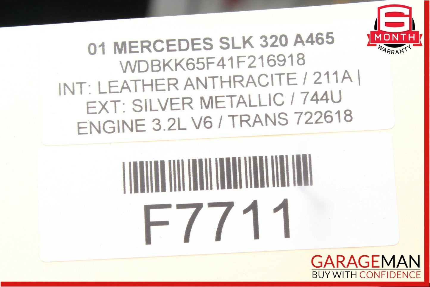 01-04 Mercedes R170 SLK320 SLK230 Front Right Seat Belt Seatbelt Retractor OEM
