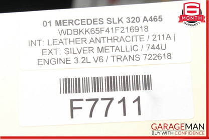 01-04 Mercedes R170 SLK320 SLK230 Front Right Seat Belt Seatbelt Retractor OEM