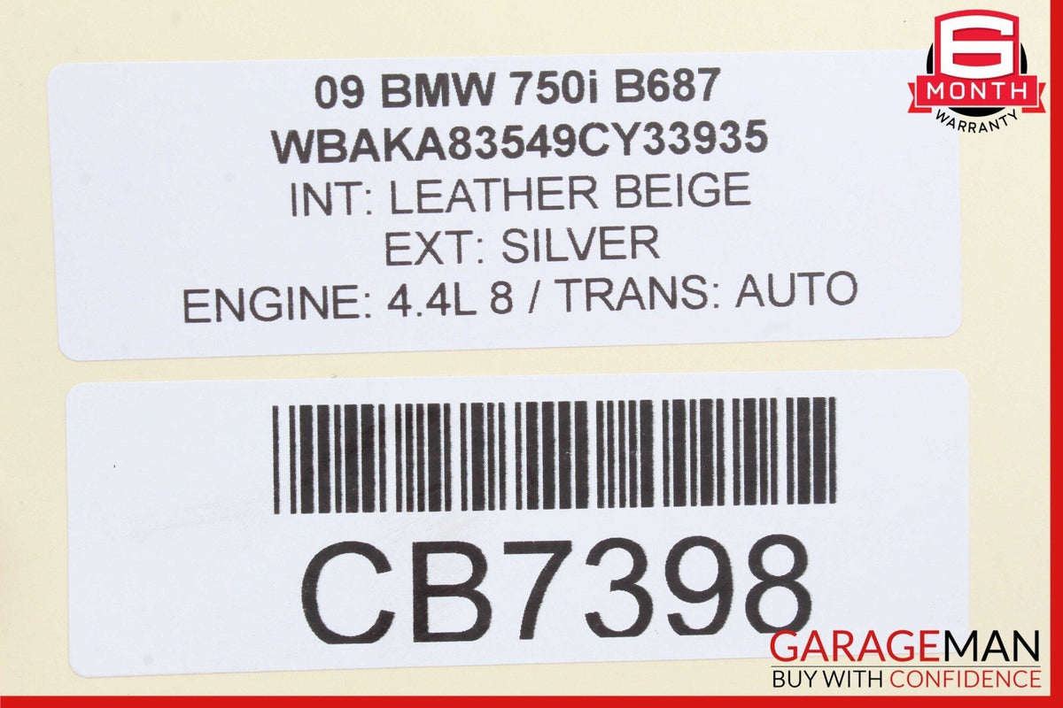 09-19 BMW F12 650i 550i 750i M5 M6 Sedan Steering Column Assembly 6787926 OEM