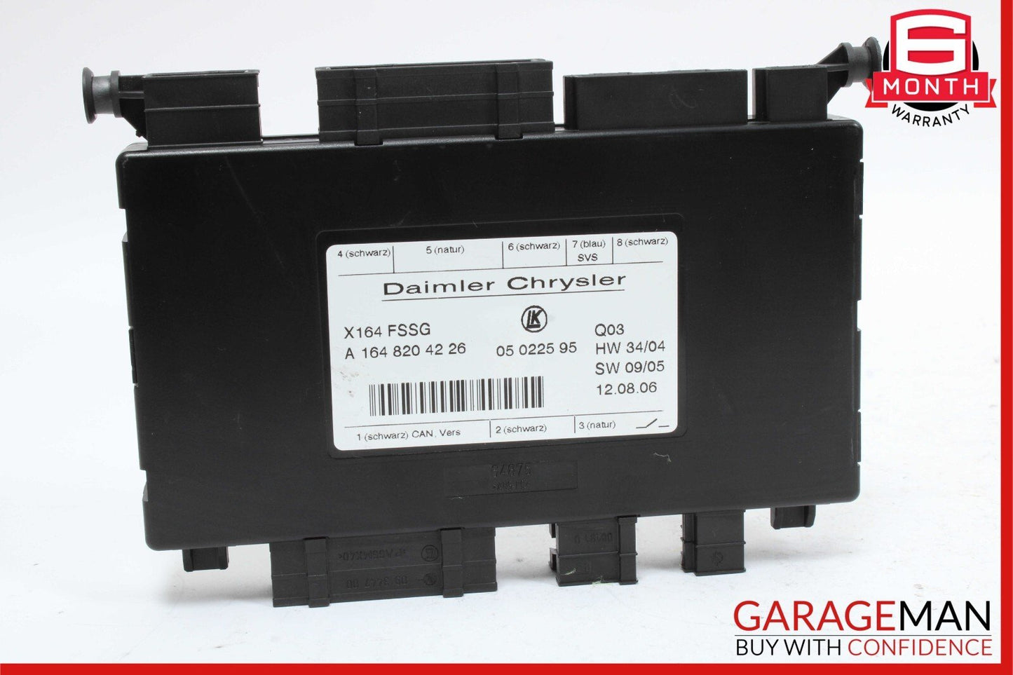 07-12 Mercedes X164 GL450 GL550 3rd Third Seat Row Power Folding Control Module
