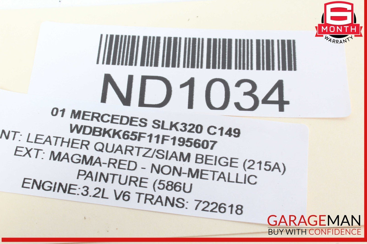 00-09 Mercedes R170 SLK320 SL550 Voice Command Control Module 2038205826 OEM